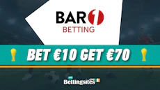 Bar One Racing Sign Up Offer for World Cup