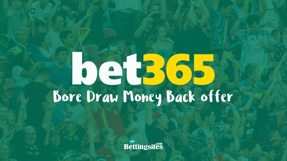Bet365 bore draw money back offer promo image