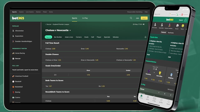 Bet365 open on ipad and iphone