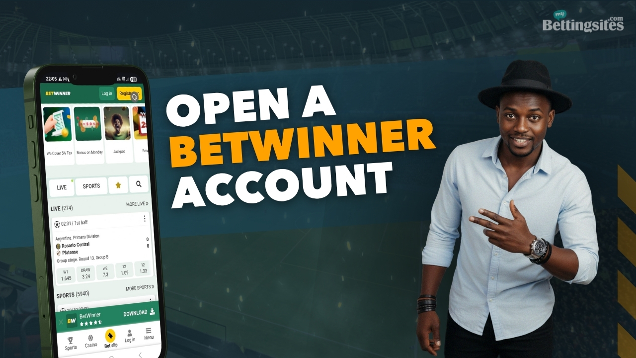 Betwinner KE Sign up image