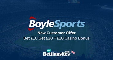 Boylesports bet 10 get 30 welcome offer UK