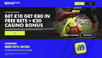 Boylesports now accept revolut pay as confirmed on Boylesports welcome offer page