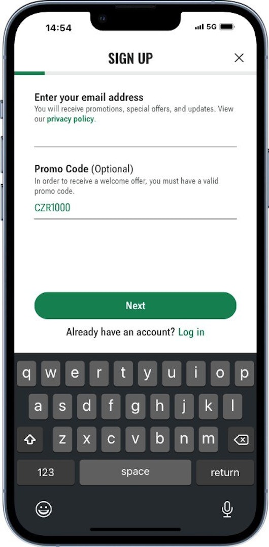 Caesars Sportsbook sign up phone