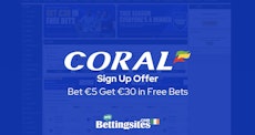 Coral ireland bet 5 get 30