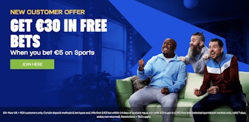 Coral sign up offer in ireland bet 5 get 30