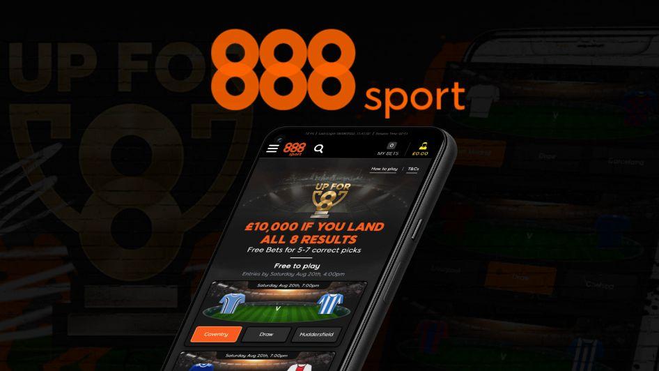 888sport Up for 8 - How it works (free entry | £10,000 jackpot)