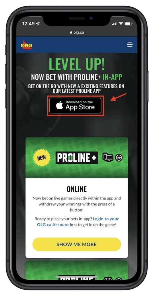 Download the Proline App Step 2