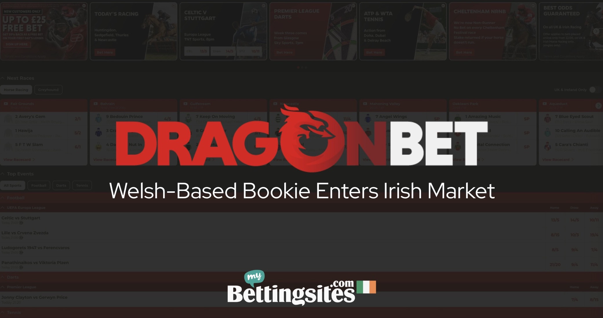 Dragon Bet now a licensed bookmaker in Irish online betting market