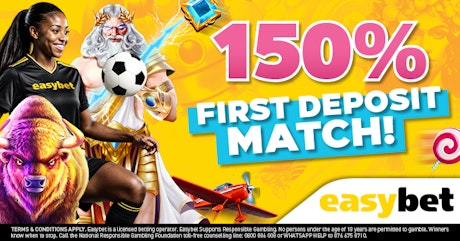 Easybet Welcome Bonus Page New