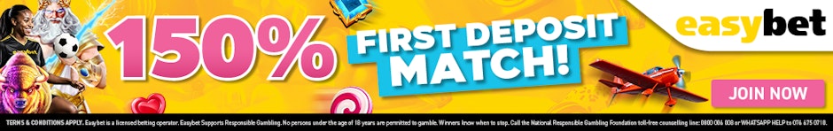 Easybet ZA Free Bet Banner