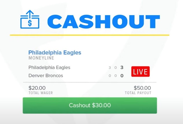 FanDuel Cash Out