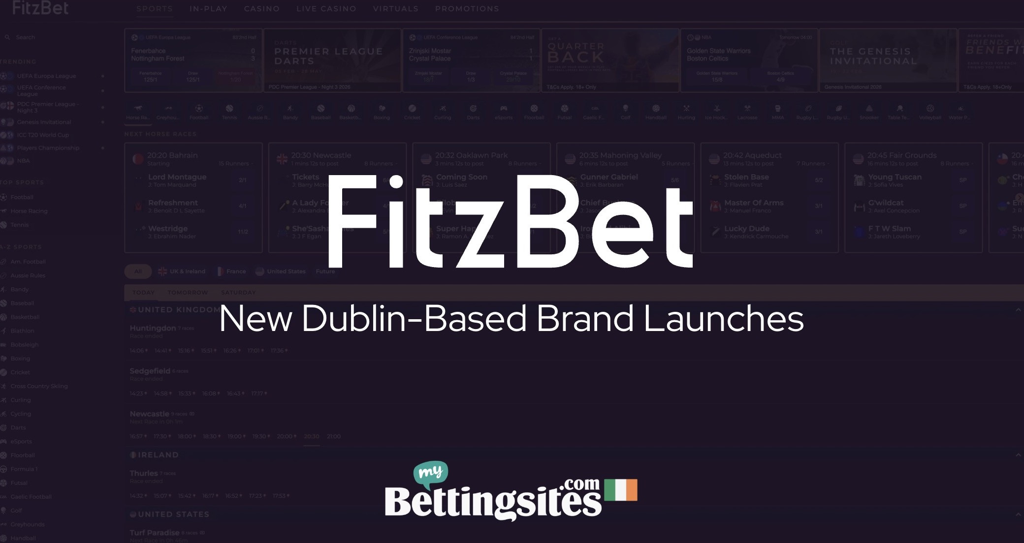 Fitzbet launches in UK and Ireland