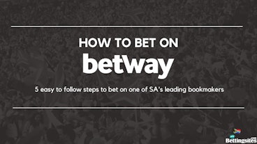 How to bet on betway cover image on a background of fans celebrating in a stadium