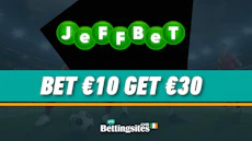 Jeffbet Sign Up Offer Ireland