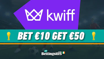 Kwiff Sign Up Offer ireland bet 10 get 50