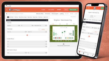 Leo Vegas open on ipad 4 iphone XR