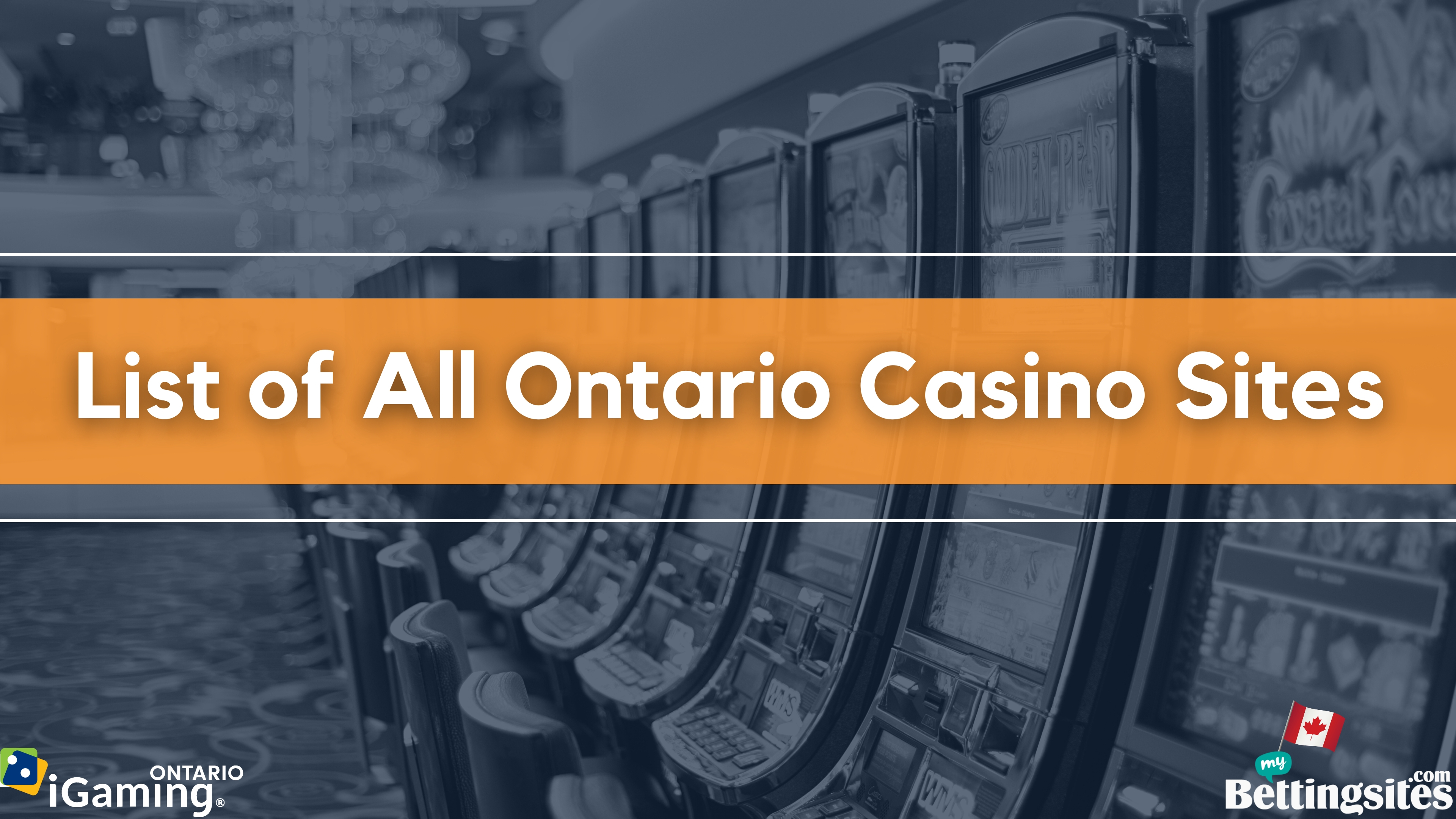 List of All Ontario casino sites banner image