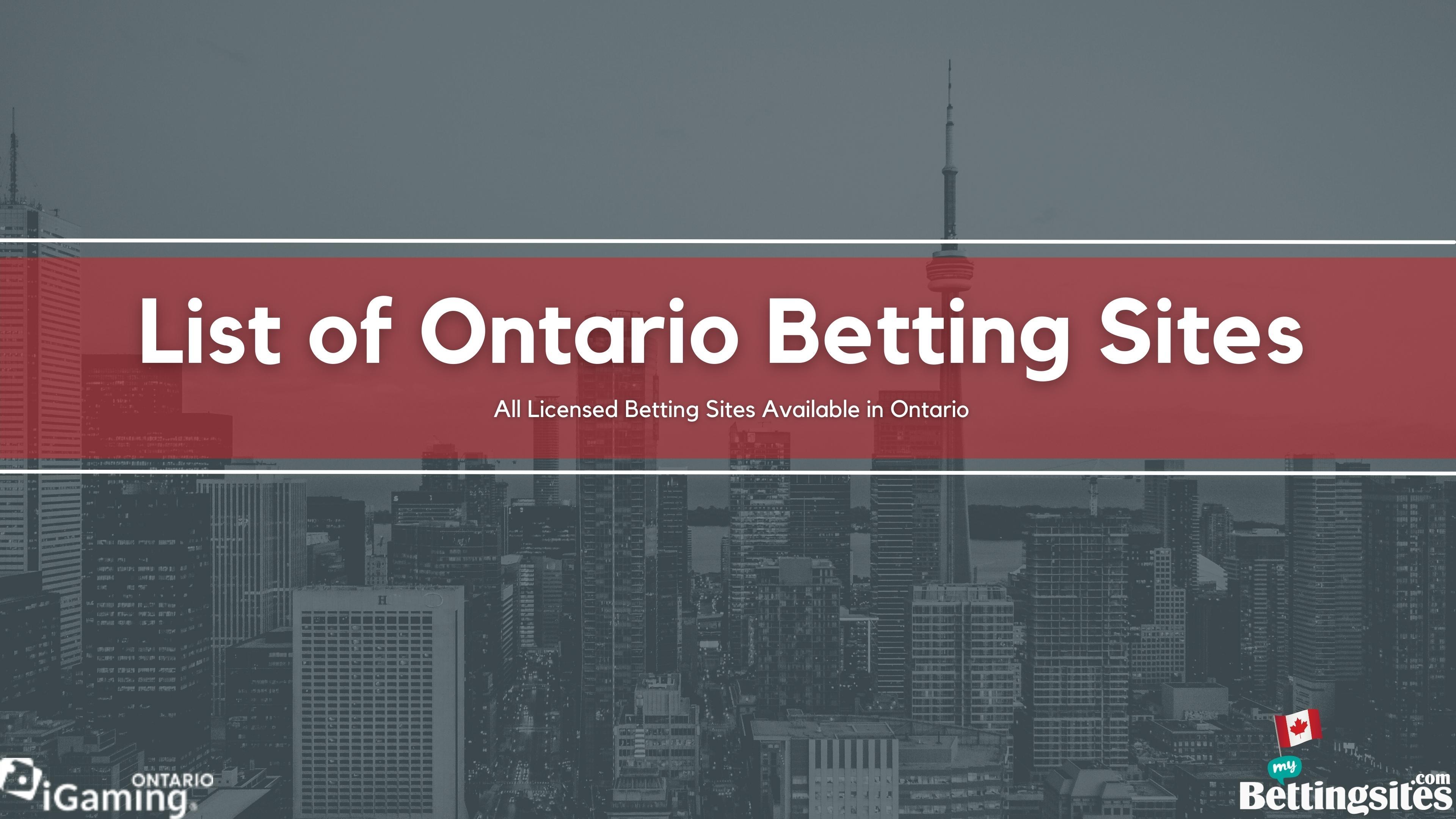 List of All Ontario Betting Sites