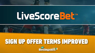 Livescore bet ireland make change to sign up offer terms