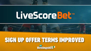 Livescore bet ireland make change to sign up offer terms