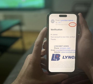 Lynchbet image communication with support on smartphone