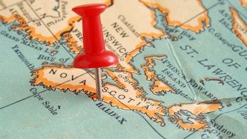 Map of Atlantic Canada