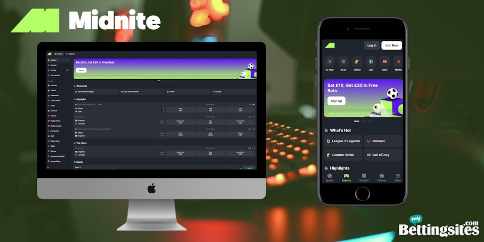 Midnite on i Mac and Midnite betting app