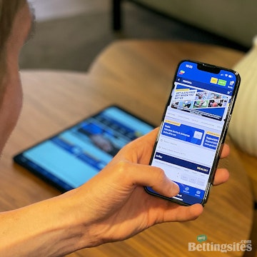 My Betting Sites Ireland reviewer showing Coral on mobile