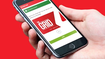 My Betting Sites expert showing iphone displaying Ladbrokes The Grid virtual card