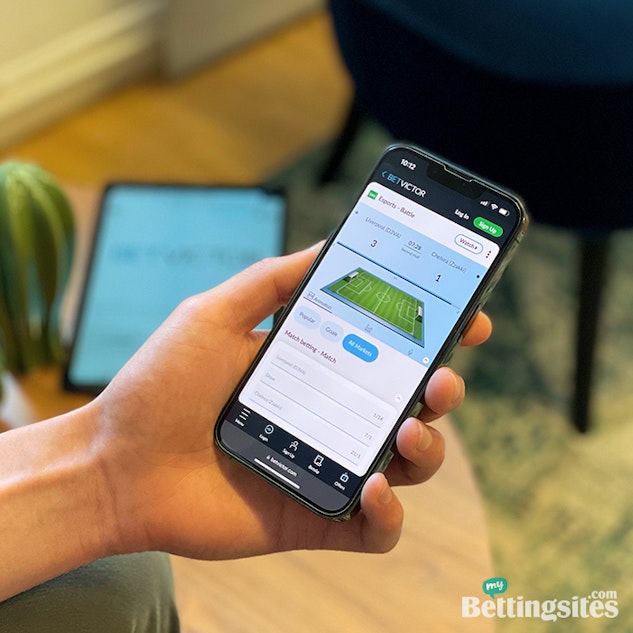 My Bettting Sites expert showing Bet Victor live betting