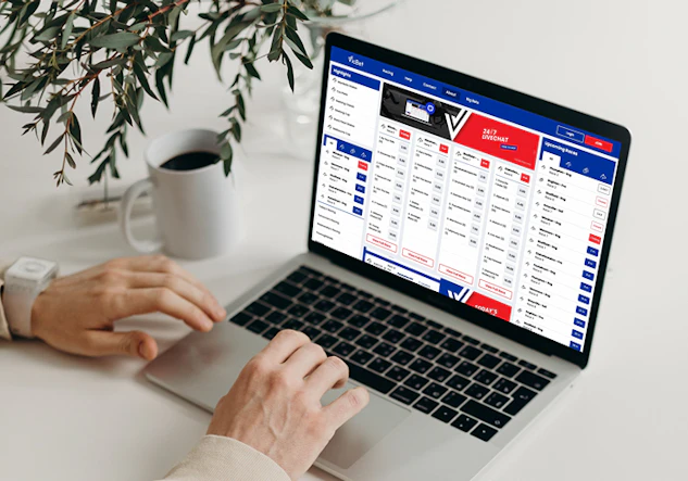 Navigating through the vicbet online betting agency on a macbook pro