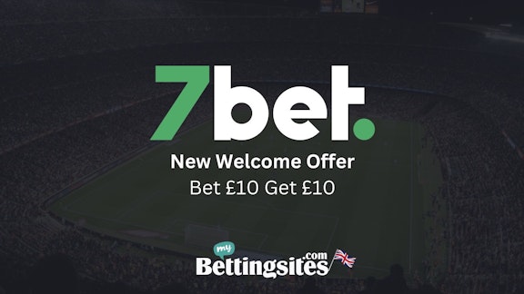 New 7bet sports welcome offer bet 10 get 10