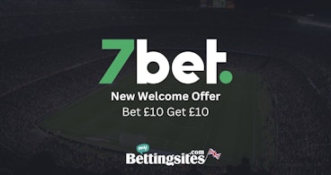 New 7bet sports welcome offer bet 10 get 10