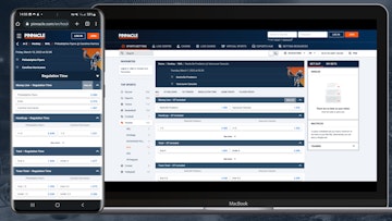Pinnacle NHL desktop mobile