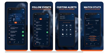 Pinnacle live tracking app screenshot from i OS app store