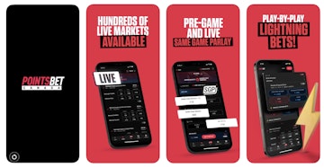 Pointsbet app store screenshot