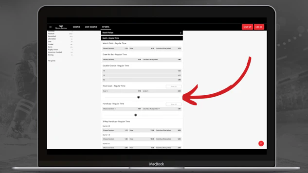 Royal Panda Points spread feature on laptop
