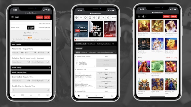 Royal Panda on mobile