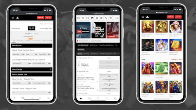 Royal Panda on mobile