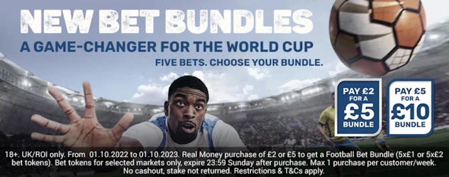 Screenshot of Coral Bet Bundles promo