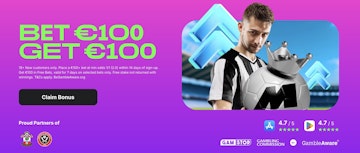 Screenshot of Midnite Ireland sportsbook welcome offer