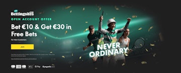 Screenshot of bet365 sign up offer in ireland