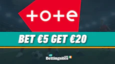 Tote Sign Up Offer Ireland bet 5 get 20