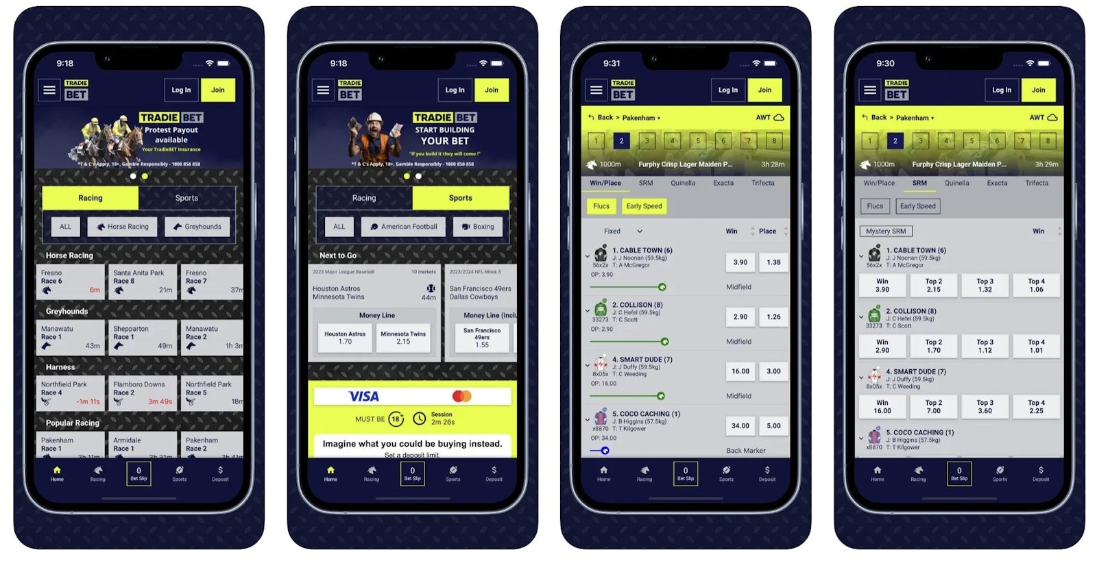 Tradie BET App