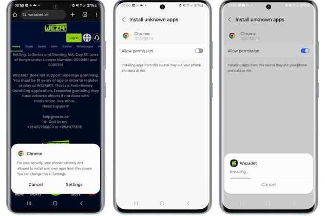 Wezzabet App Download on Android