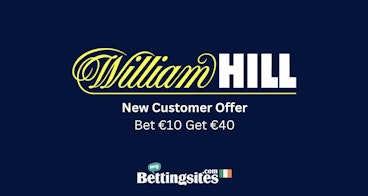 William Hill Sign Up offer Bet 10 get 40 in free bets