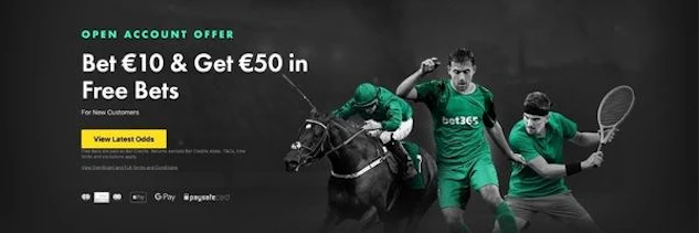 Bet365 sign up offer screenshot