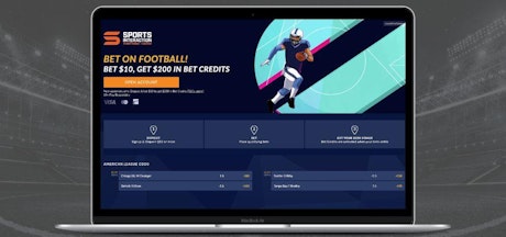 sports interaction free bet mockup macbook air