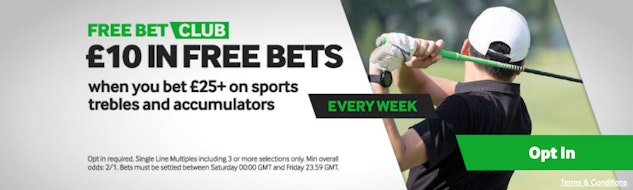 Betway Free Bet Club Terms