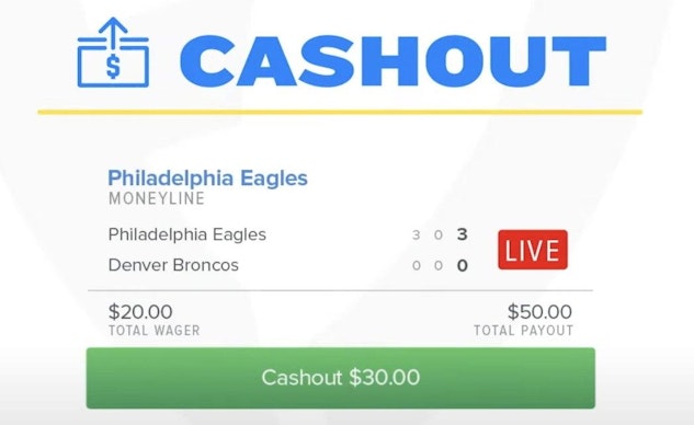 Fanduel cash outs